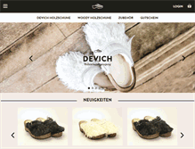 Tablet Screenshot of holzschuhe.at